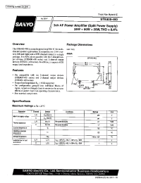 Datasheet STK400-250 manufacturer Sanyo